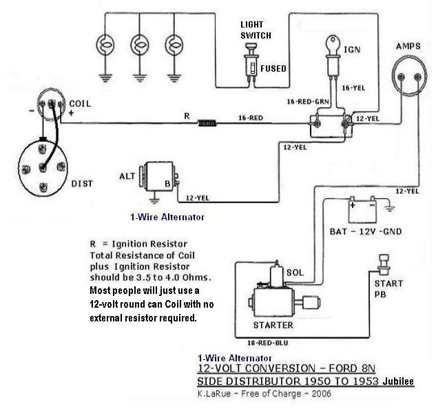Fordson Tractor Manuals Pdf Free, Ford Naa 12 Volt Wiring Diagram
